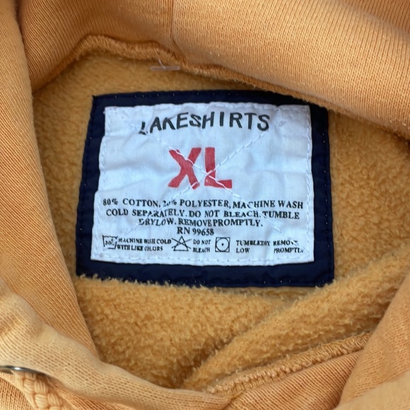 Yellow St. Croix Marina Hoodie | Yellow Hoodie | Yellow St. Croix Sweatshirt - Picture 7 of 7